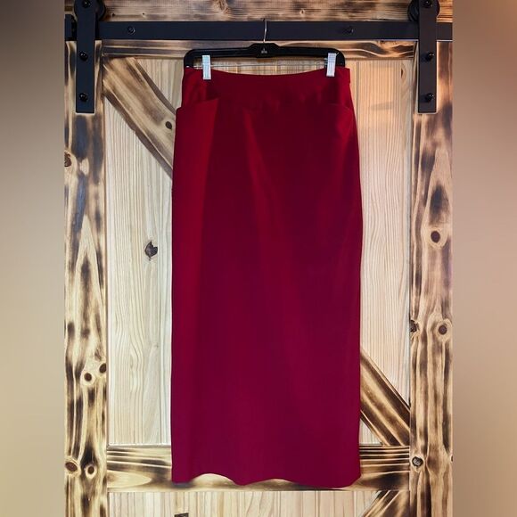 Christopher & Banks Maxi Skirt Red 4 - Picture 1 of 7
